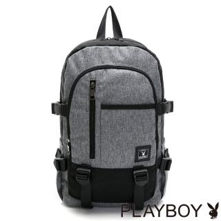 【PLAYBOY】後背包 Youth系列(灰色)