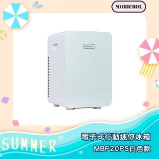 【Mobicool】電子式行動迷你冰箱MBF20PS 白色款(家用/車用)