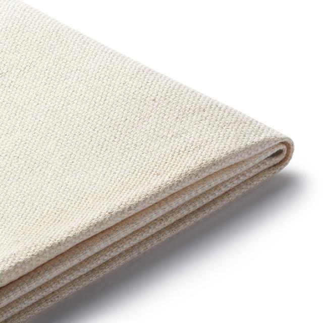【MUJI 無印良品】棉麻網織羽毛獨立筒沙發套/2.5人/高椅背(大型家具配送)