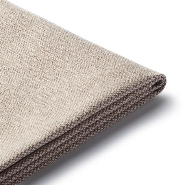 【MUJI 無印良品】棉麻網織羽毛獨立筒沙發套/2.5人/高椅背(大型家具配送)