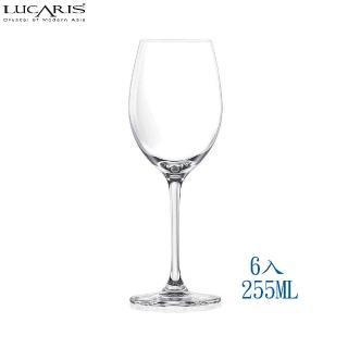 【LUCARIS】曼谷系列芮思琳 白酒杯 255ml/6入 LS01RL09(水晶玻璃杯)