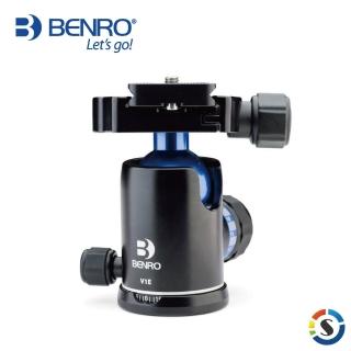 【BENRO 百諾】V1E 鋁合金恆定阻尼球型雲台(勝興公司貨)