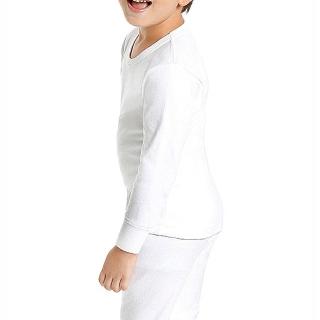 【宜而爽】男童羅紋厚棉衛生衣(3件組-尺寸34)