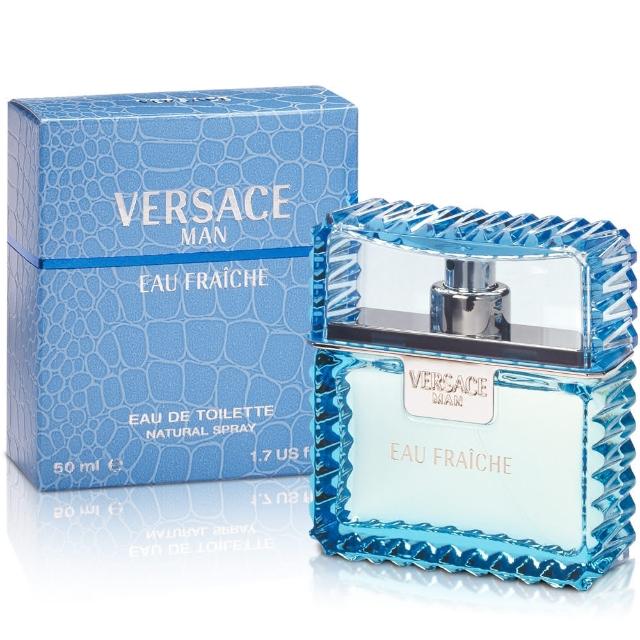 【VERSACE 凡賽斯】雲淡風輕男性淡香水50ml(原廠公司貨)