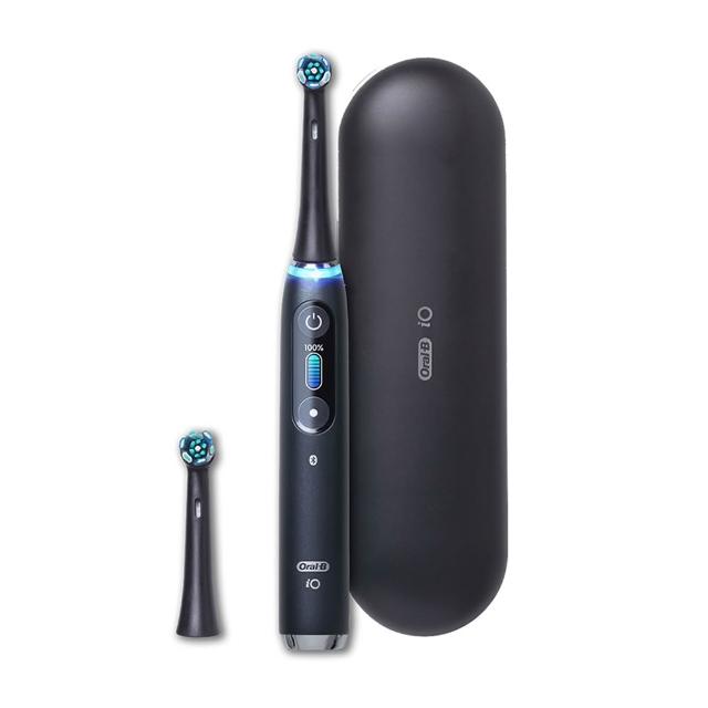 【Oral-B 歐樂B】iO9 微磁電動牙刷-黑 頂級口腔照顧