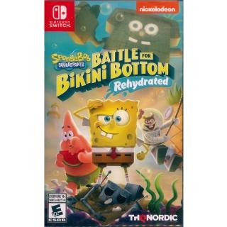 【Nintendo 任天堂】NS Switch 海綿寶寶：為比奇堡而戰 -重新灌水- 中英日文美版(Spongebob Squarepants)