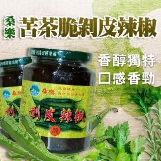【花蓮農會】桑樂-苦茶脆剝皮辣椒460gX1瓶