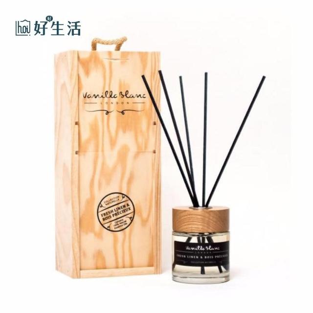 【hoi! 好好生活】VANILLA BLANC木製擴香禮盒-依蘭之水100ml