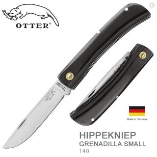 【OTTER】Hippekniep 非洲黑木握柄折刀-小(#140)