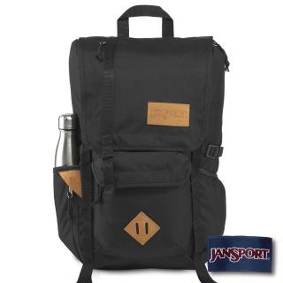 【JANSPORT】HATCHET 系列後背包(黑/棕)