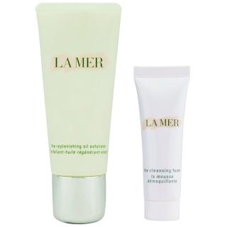 【LA MER 海洋拉娜】角質柔化霜 100ML + 淨瑩潔膚乳 30ML〈百貨公司貨〉