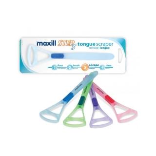 【加拿大美適maxill】法式刮舌器-顏色隨機(超值4入)