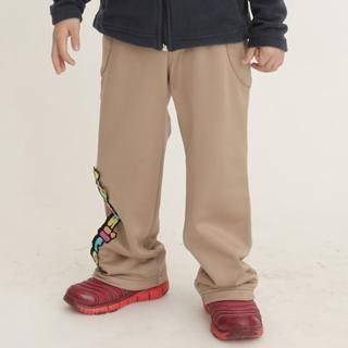 【Vital Silver 銀盾】童日本機能中空快乾保暖刷毛長褲-石礫色(童款機能保暖蓄熱長褲-台灣製造)