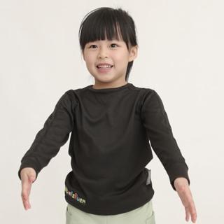 【Vital Silver 銀盾】童日本機能中空快乾保暖衣-黑色/圓領衫(童款機能保暖蓄熱衣-台灣製造)