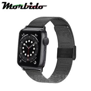 【Morbido蒙彼多】Apple Watch 6/SE 44mm不鏽鋼編織卡扣式錶帶