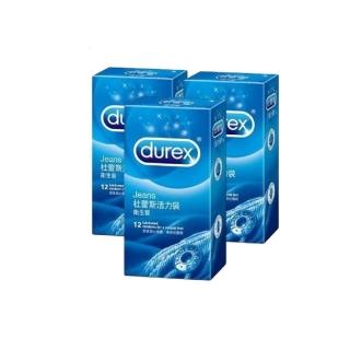 【Durex杜蕾斯】活力裝衛生套12入*3盒