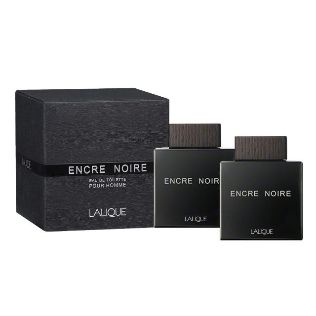 【LALIQUE 萊儷】Encre Noire 黑澤男性淡香水 小香 4.5mlx2入(原廠公司貨)