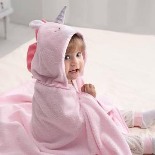 【奇哥官方旗艦】吸濕速乾造型浴袍/浴巾(寶寶洗澡浴袍 連帽浴巾 背心浴巾 斗篷浴巾 戲水浴袍)