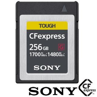 【SONY 索尼】CEB-G256 256G/GB 1700MB/S CFexpress Type B TOUGH 高速記憶卡(公司貨 適用D6 1DX3)