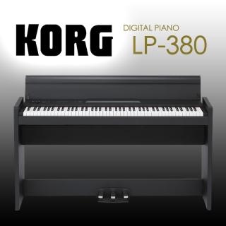 【KORG】『經典黑色KORG 數位鋼琴 電鋼琴 LP-380 LP380』日本原裝進口 原廠公司貨一年保固(LP380)