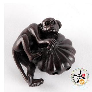 【十方佛教文物】招財猴{檀木}開運精品(平安財運順利)