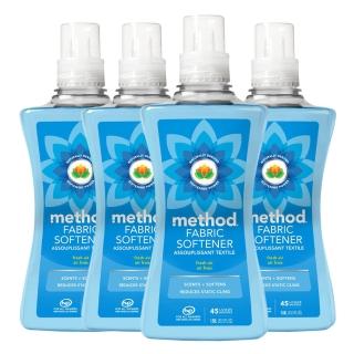 【method 美則】智慧環保衣物柔軟精(清新1580mlX4)