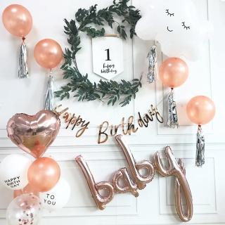 森林系baby寶寶週歲生日套組(生日 生日氣球  派對 生日派對)