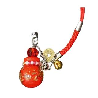 【十方佛教文物】紅葫蘆 寶瓶掛飾(平安財運順利)