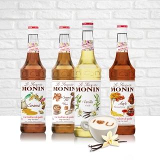 【MONIN】系列風味糖漿700ml(焦糖風味/香草風味/楓糖風味/海鹽焦糖風味 任選)