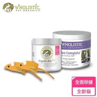 【護你姿】綜合維生素【貓】4oz+益生消化酵素粉【犬貓】2oz +贈Ourpets飛鼠貓草玩具*2