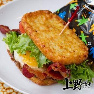 【上野物產】美國原裝金黃四角薯餅X4盒(1280g±10%/20片/盒)