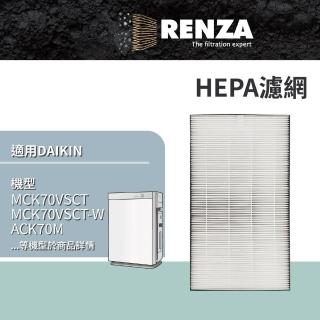 【RENZA】適用Daikin 大金 MCK70VSCT-W MCK70 MCK70VSCTW 空氣清淨機 濾芯