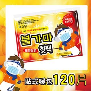 【韓國雪寶寶】長效型貼式暖暖包/暖包/暖暖貼/登山/跨年/保溫(120片)