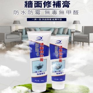 牆面修補膏250g 掉漆脫皮補牆膏 DIY修復裂痕膏 牆體清潔劑 填縫劑(牆面修補膏)