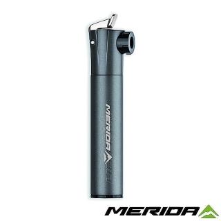 【MERIDA 美利達】鋁合金攜帶式打氣筒 80PSI(補胎/單車/自行車)