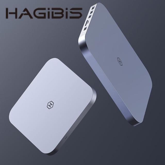 【HAGiBiS】鋁合金Type-C擴充器USB2.0*2+USB3.0*2+SD/TF卡槽+SATA硬碟盒(MC25)