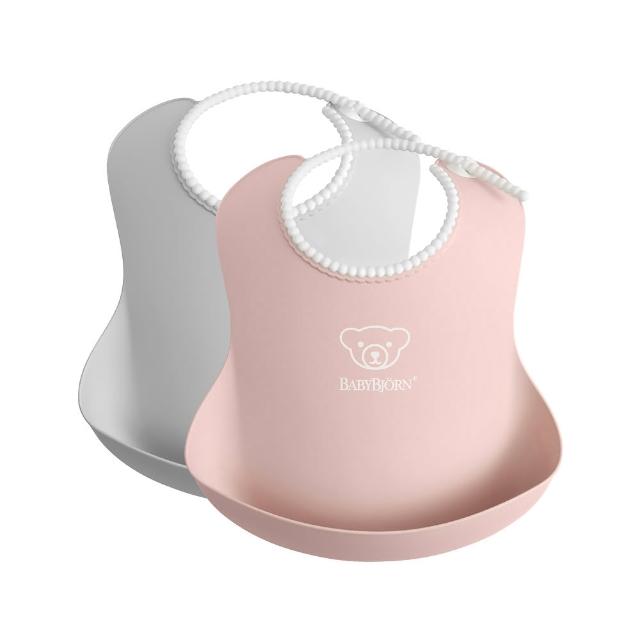 【BABYBJORN 奇哥】軟膠防碎屑圍兜2入組(5色選擇)