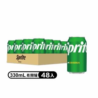 【Sprite 雪碧】易開罐330ml x2箱(共48入)