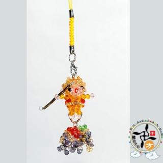【十方佛教文物】泰猴寶象{水晶}吊飾(平安財運順利)