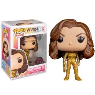 【FUNKO】POP 電影系列 神力女超人 金色戰鬥 無頭盔版(代理版)