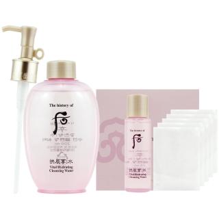 【WHOO 后】〔即期品〕拱辰享賦活卸妝水 200ML + 保濕卸妝水旅行組（保存期限至2023/10.百貨公司貨）