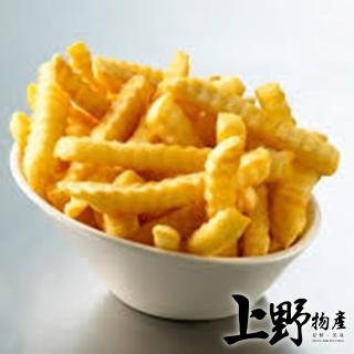 【上野物產】比利時進口 香脆波浪馬鈴薯條 x12包(250g±10%/包)