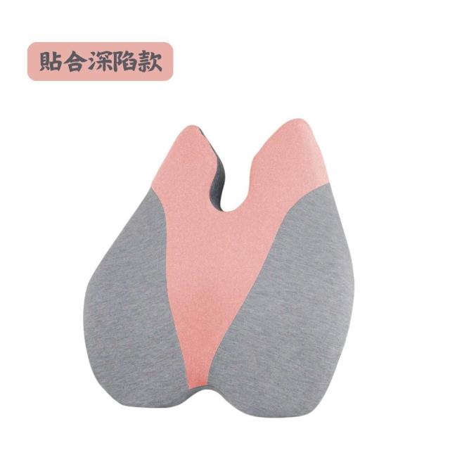 【Beroso 倍麗森】買一送一美姿護脊靠背墊-兩入組(兩色任選)