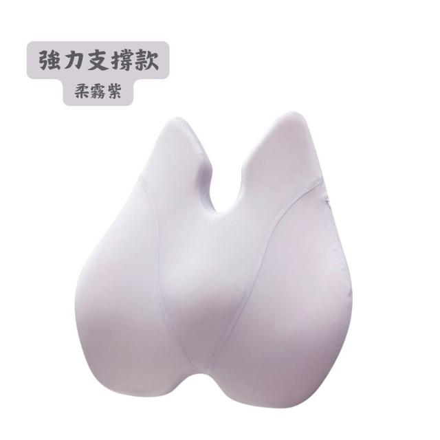 【Beroso 倍麗森】買一送一美姿護脊靠背墊-兩入組(涼感款 護腰 加倍支撐)