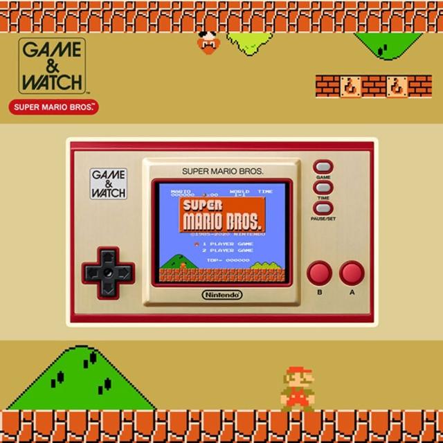 【Nintendo 任天堂】Game&Watch超級瑪利歐兄弟35周年紀念跨界聯名攜帶型遊戲機(日本原裝進口)