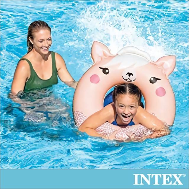 【INTEX】可愛動物造型泳圈-3款造型可選(59266)