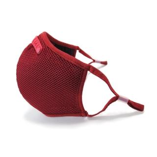 【Deo Kingdom】3D防護雙層單網布可更換濾片口罩_紅(防塵霾/機車/通勤/運動/外出活動)