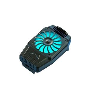 手機散熱神器-黑色(超強快速製冷降溫 USB充電)
