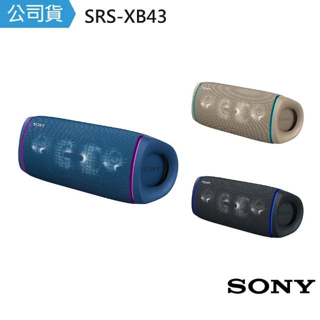 SONY 索尼【SONY 索尼】SRS-XB43 藍芽喇叭(公司貨)