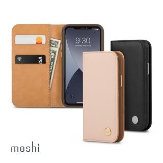 【Moshi】Overture for iPhone 12 PRO MAX(磁吸可拆式卡夾型皮套)